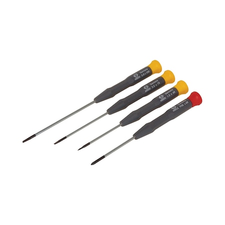 C.K Tools Precision Screwdriver Slotted/PH Set Of 4 T4884X